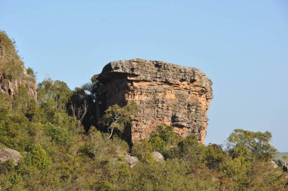 Paredão próximo ao Buraco do Padre, próximo à Ponta Grossa - PR